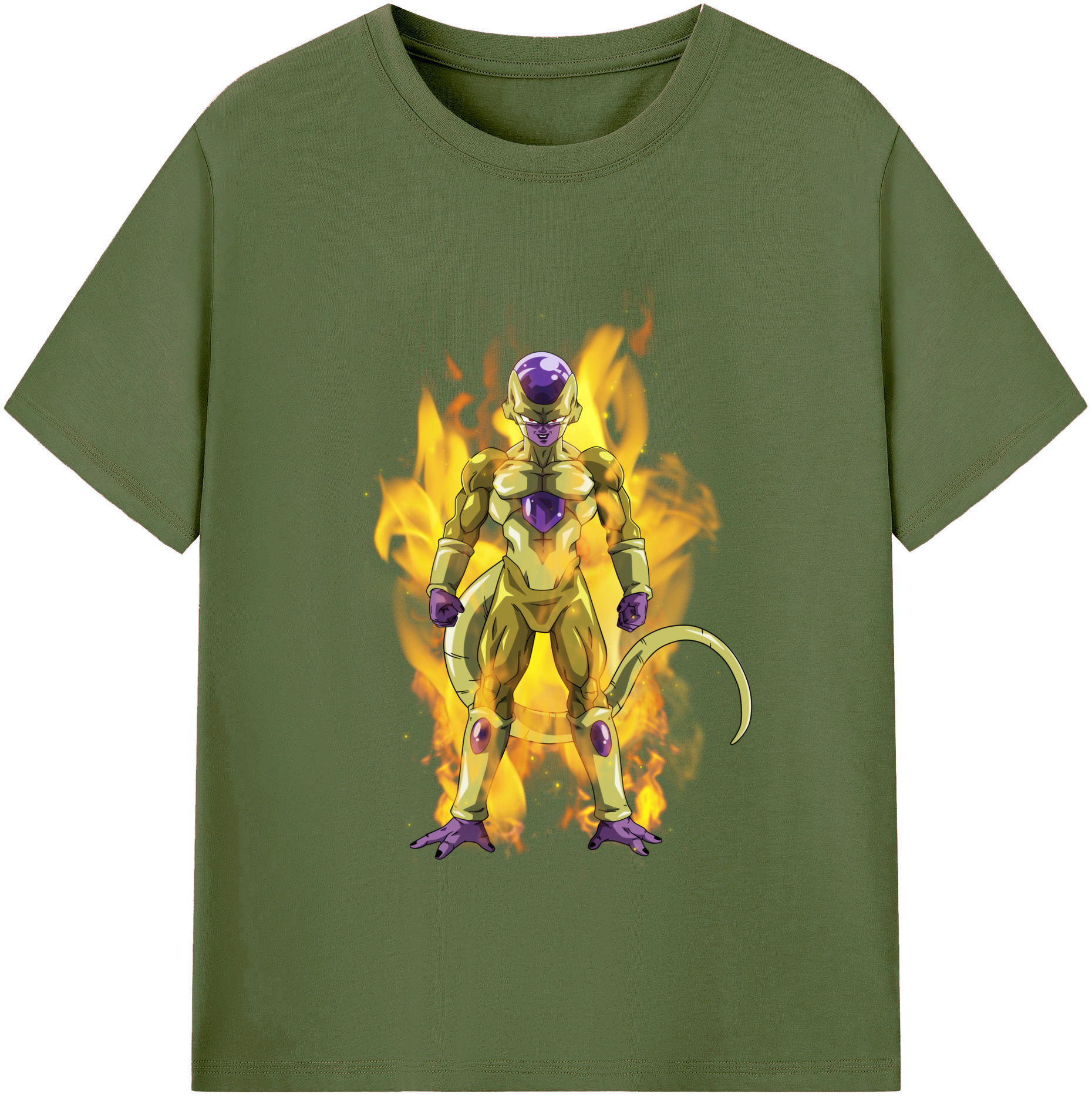 （画像用） ドラゴンボール フリーザ DRAGON BALL Frieza 綿100％半袖Tシャツ（フロントプリント）